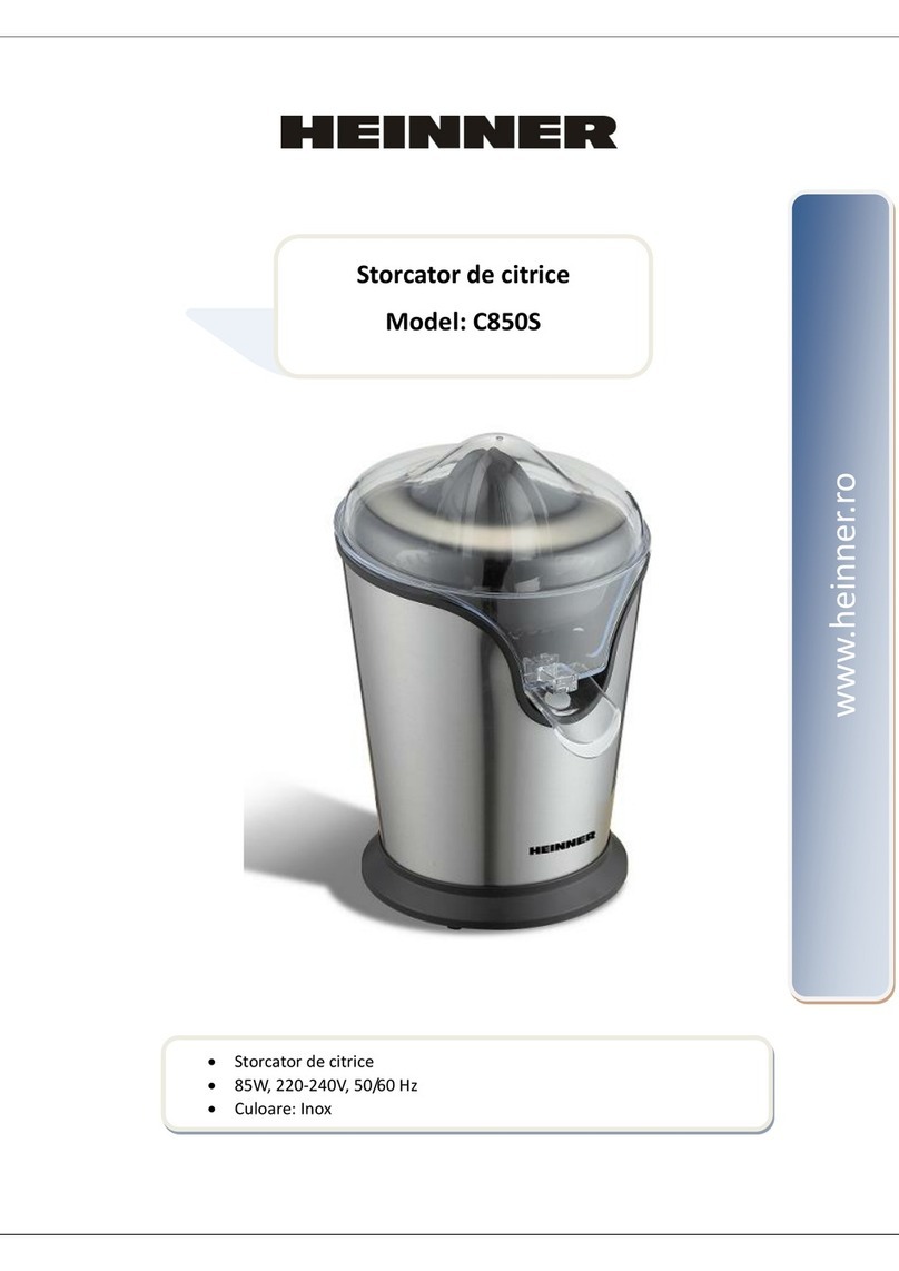 Heinner C850S User manual
