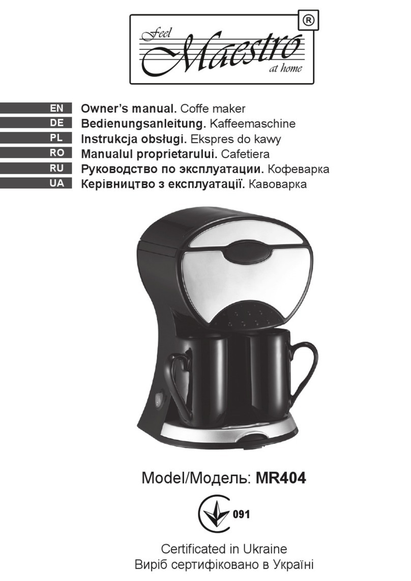 Feel-Maestro MR404 User manual