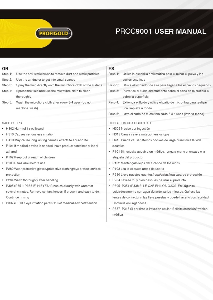 Profigold PROC9001 user manual