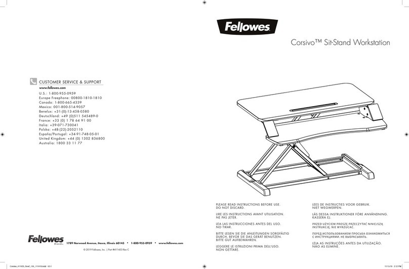 Fellowes Corsivo User manual