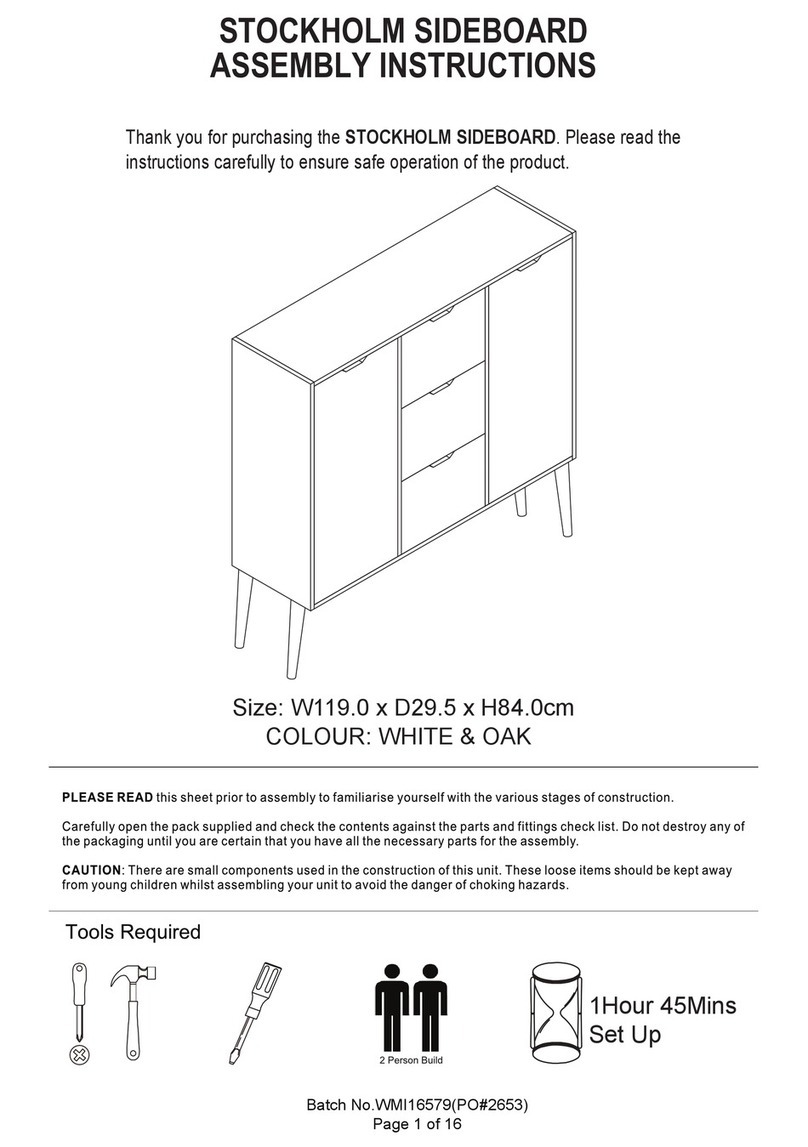 GFW Stockholm Assembly instructions