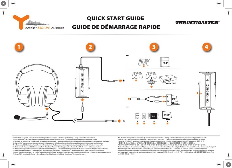 Thrustmaster 350CPX User manual Thrustmaster 350CPX User manual