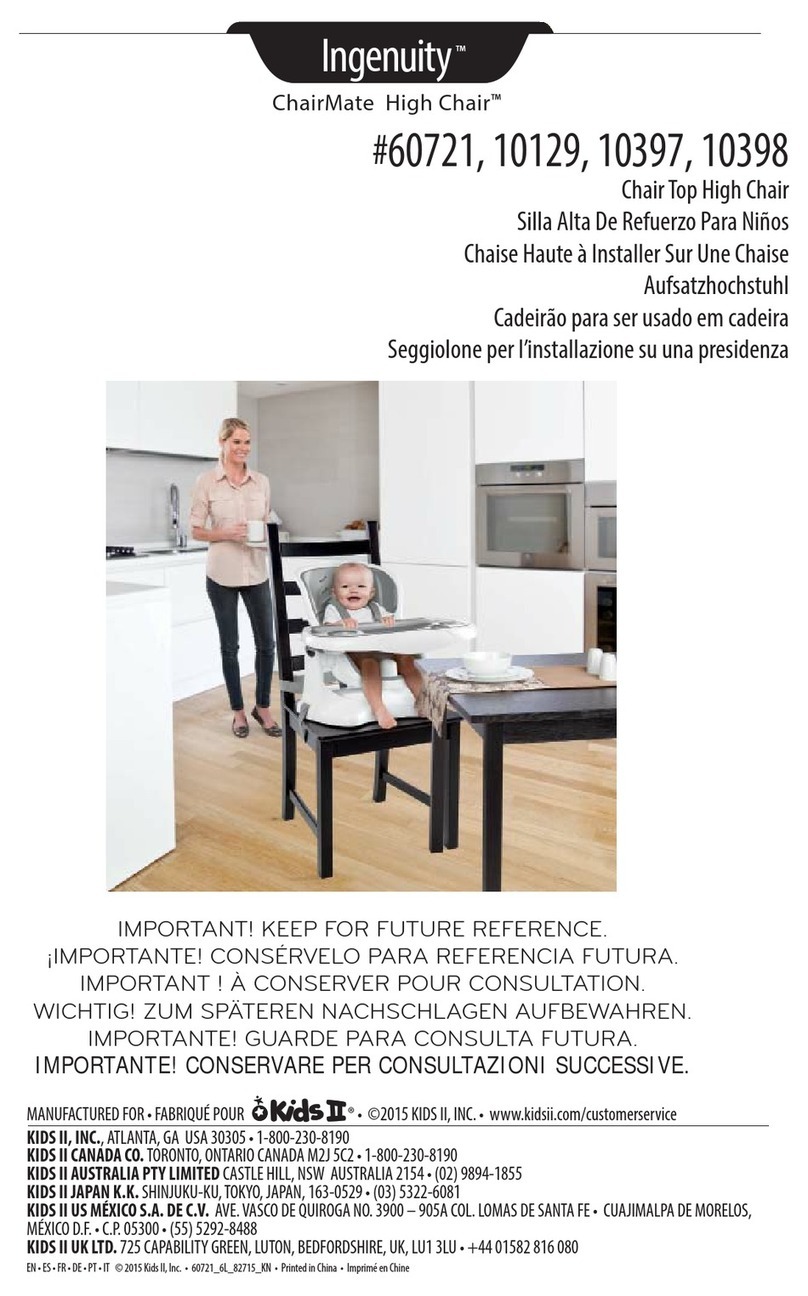 ingenuity ChairMate 60721 manual