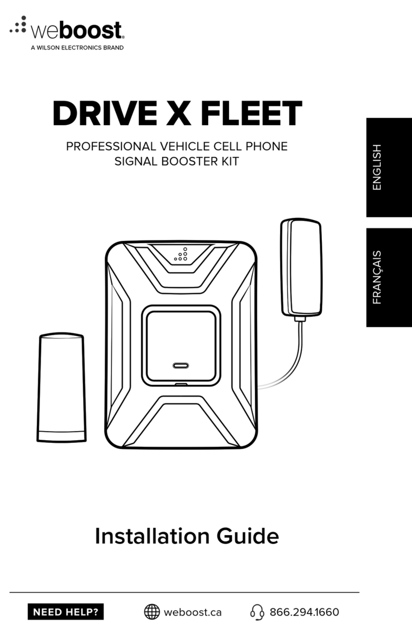 Wilson Electronics weBoost DRIVE X FLEET installation guide