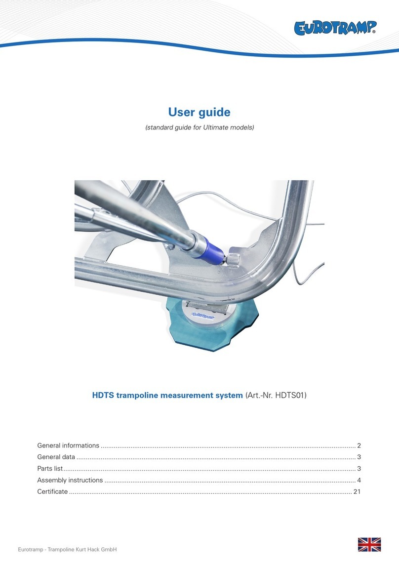 Eurotramp HDTS trampoline measurement system user guide