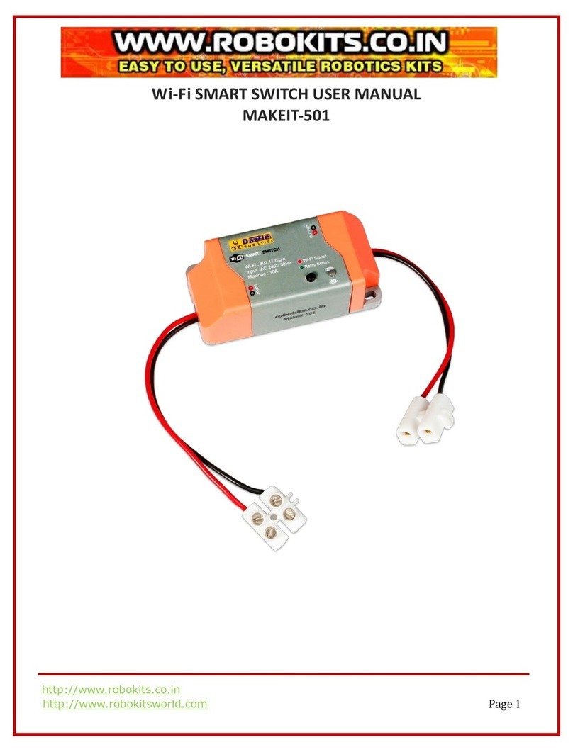 Dazzle Robotics MAKEIT-501 user manual Dazzle Robotics MAKEIT-501 user manual