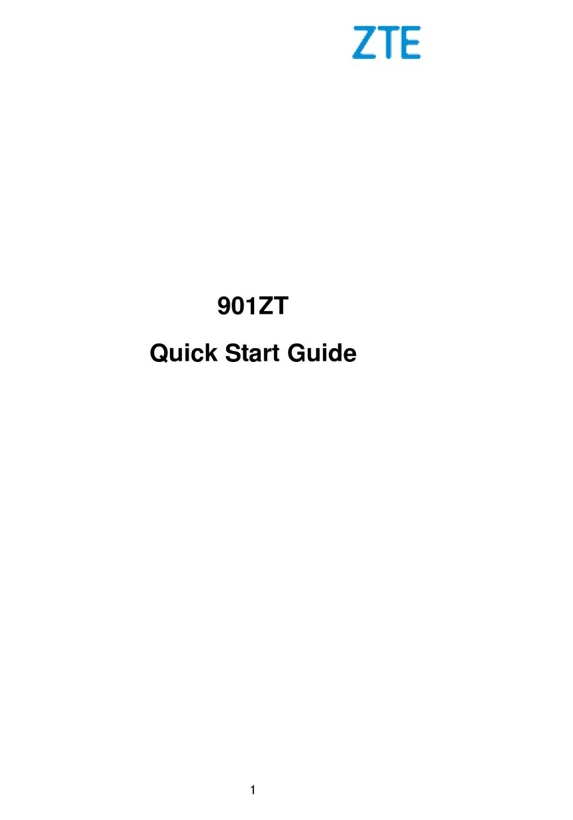 Zte 901ZT User manual