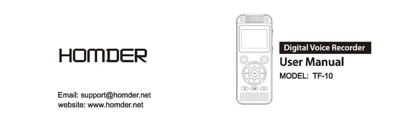 Homder TF-10 user manual