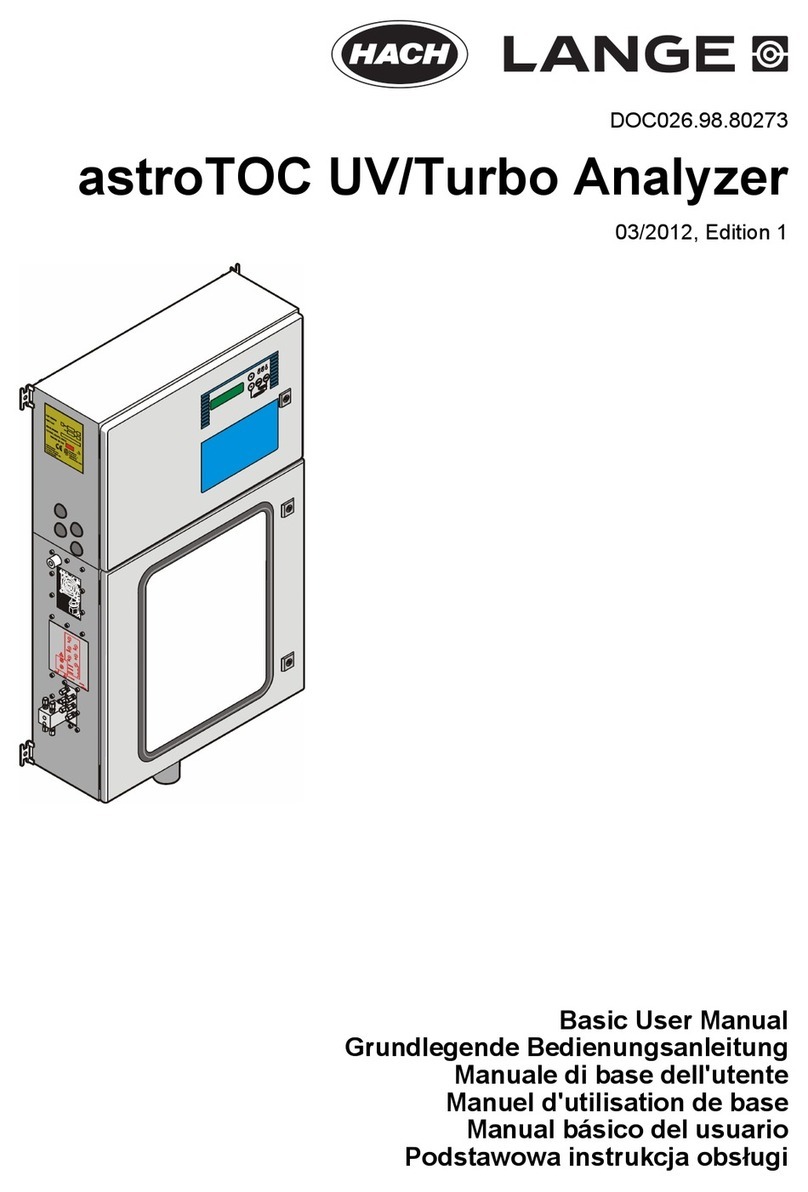 Hach Lange astroTOC Basic user manual