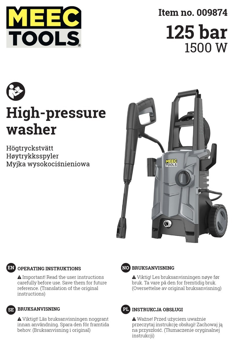 Meec tools 009874 operating instructions