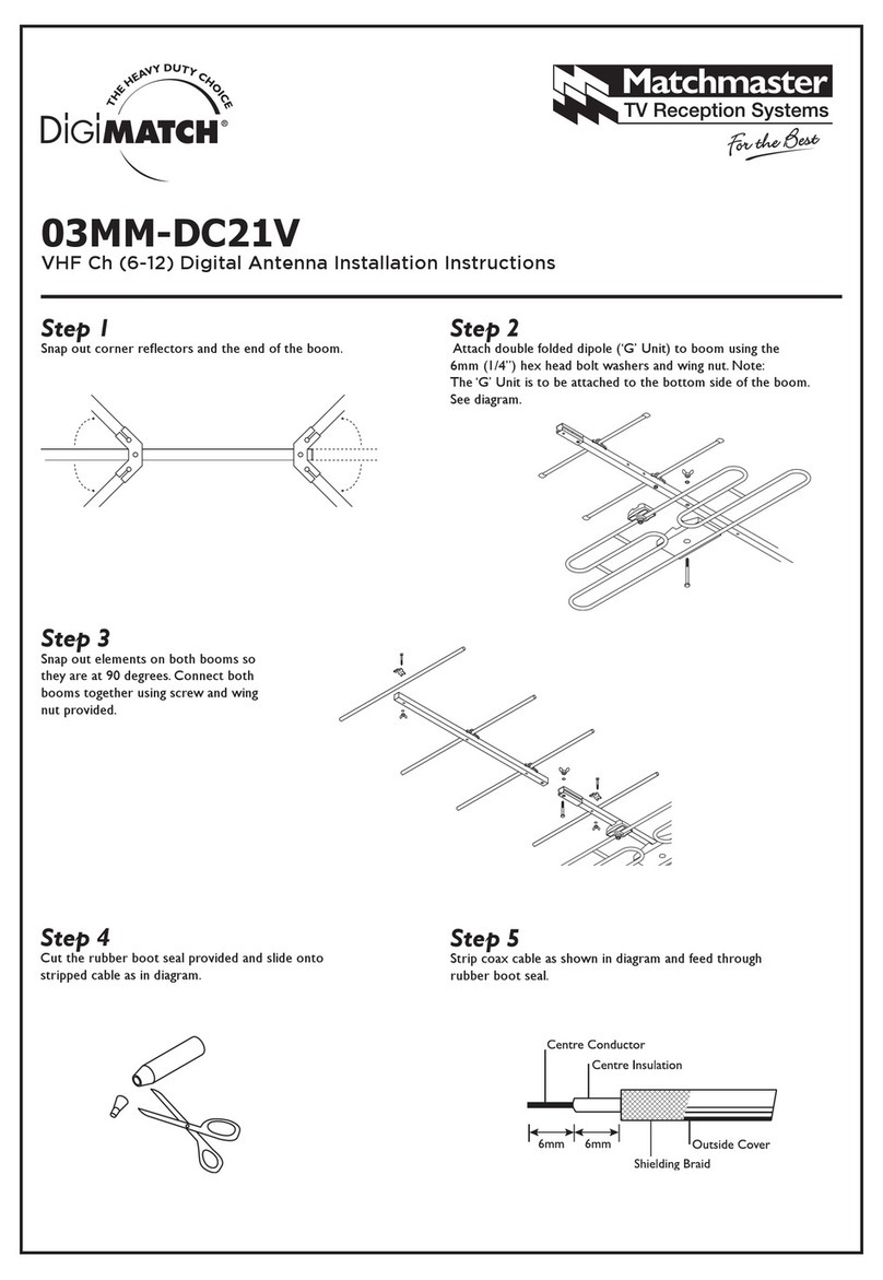 Matchmaster Digimatch 03MM-DC21V installation instructions