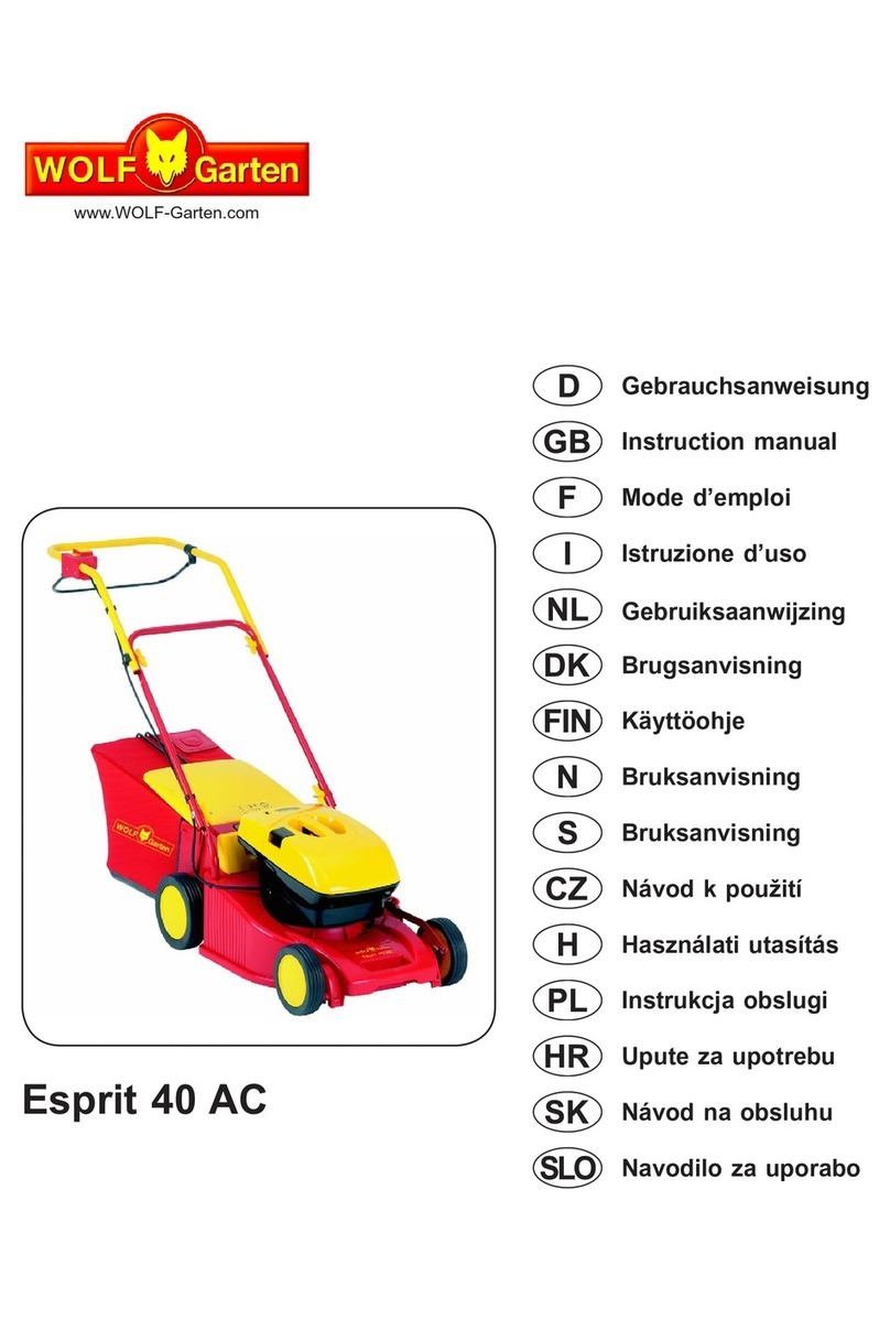 Wolf Garten Esprit 40 AC instruction manual