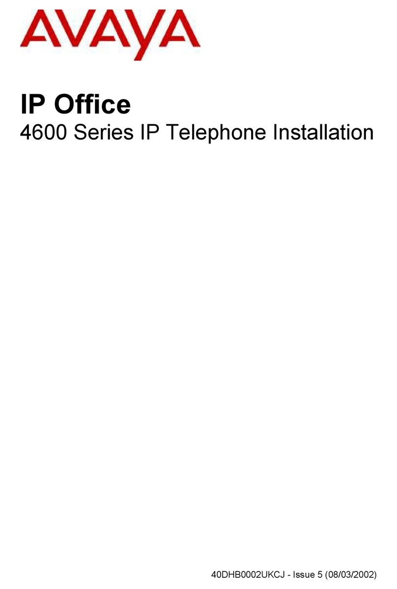 Avaya IP Office 4600 Series User manual