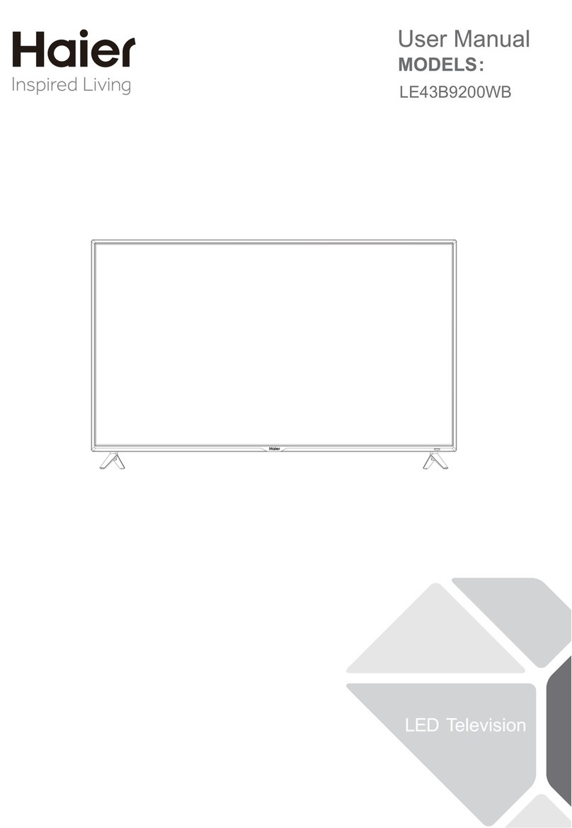 Haier LE43B9200WB User manual
