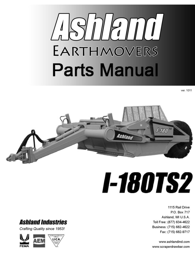 Ashland Earthmovers I-180TS2 parts manual