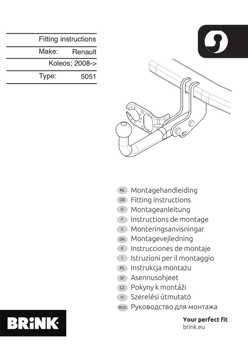 Brink 5051 Fitting instructions