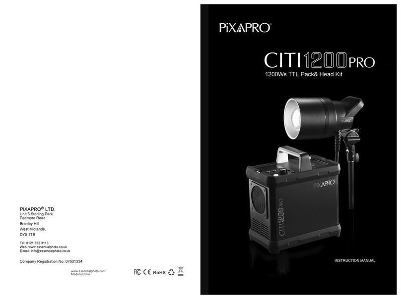 Pixapro CITI1200 Pro instruction manual