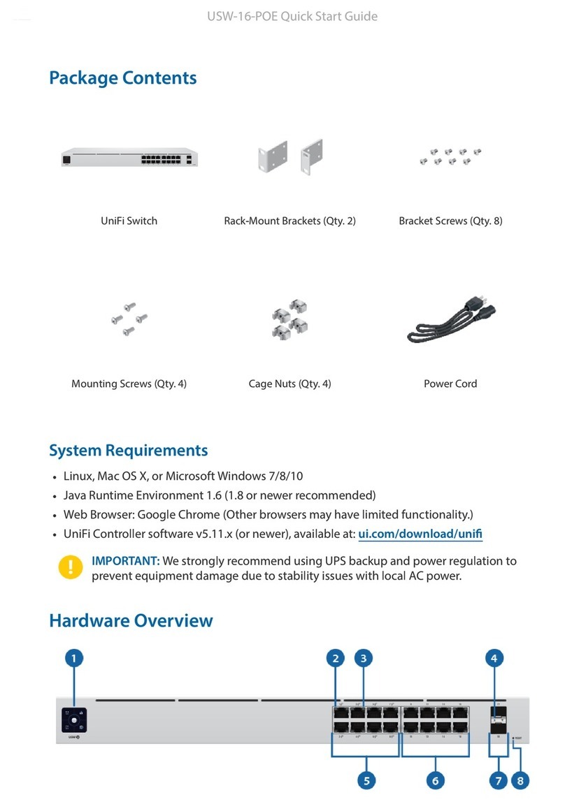 Ubiquiti UniFi USW-16-POE quick start guide