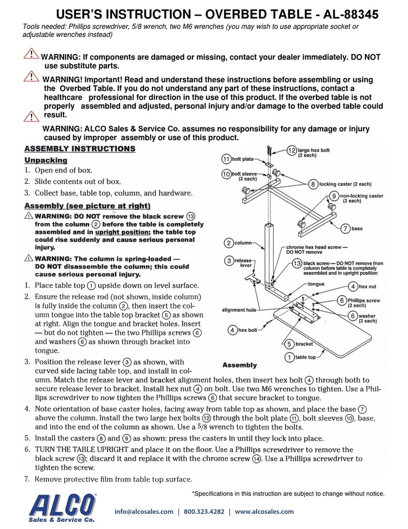ALCO AL-88345 Installation instructions