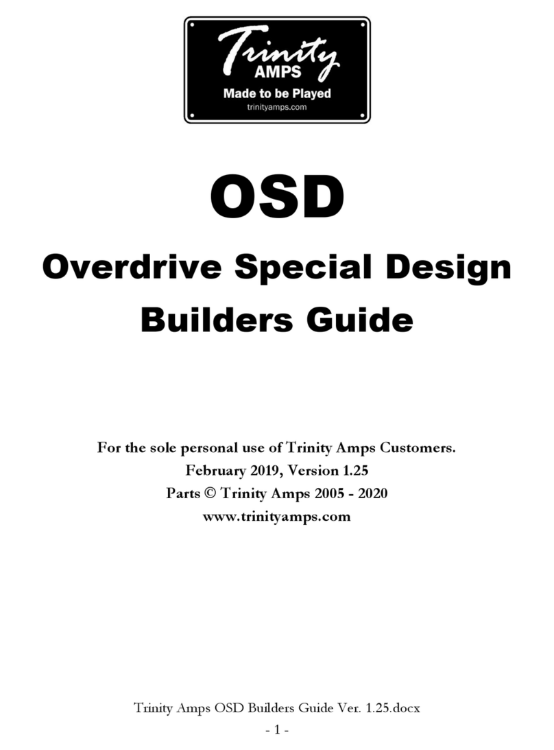 Trinity Amps OSD Builder's guide