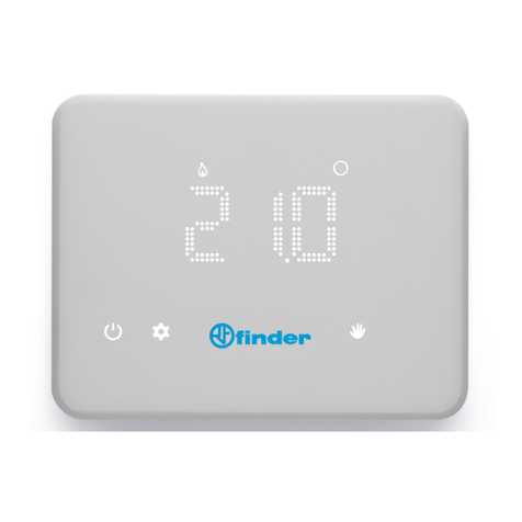 finder BLISS WI-FI CHRONOTHERMOSTAT 1C.91 User manual