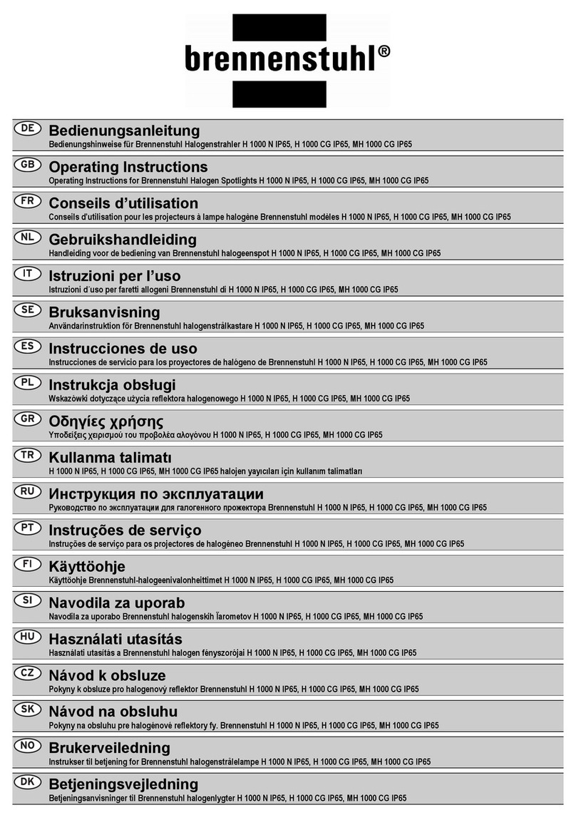 brennenstuhl H 1000 N IP65 operating instructions
