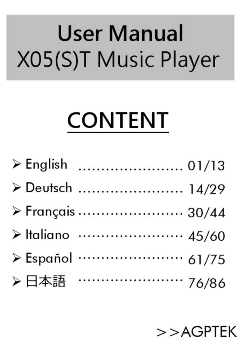 AGPtek X05T User manual