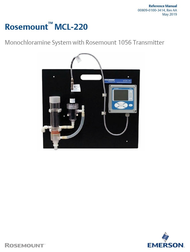 Emerson Rosemount MCL-220 Reference manual