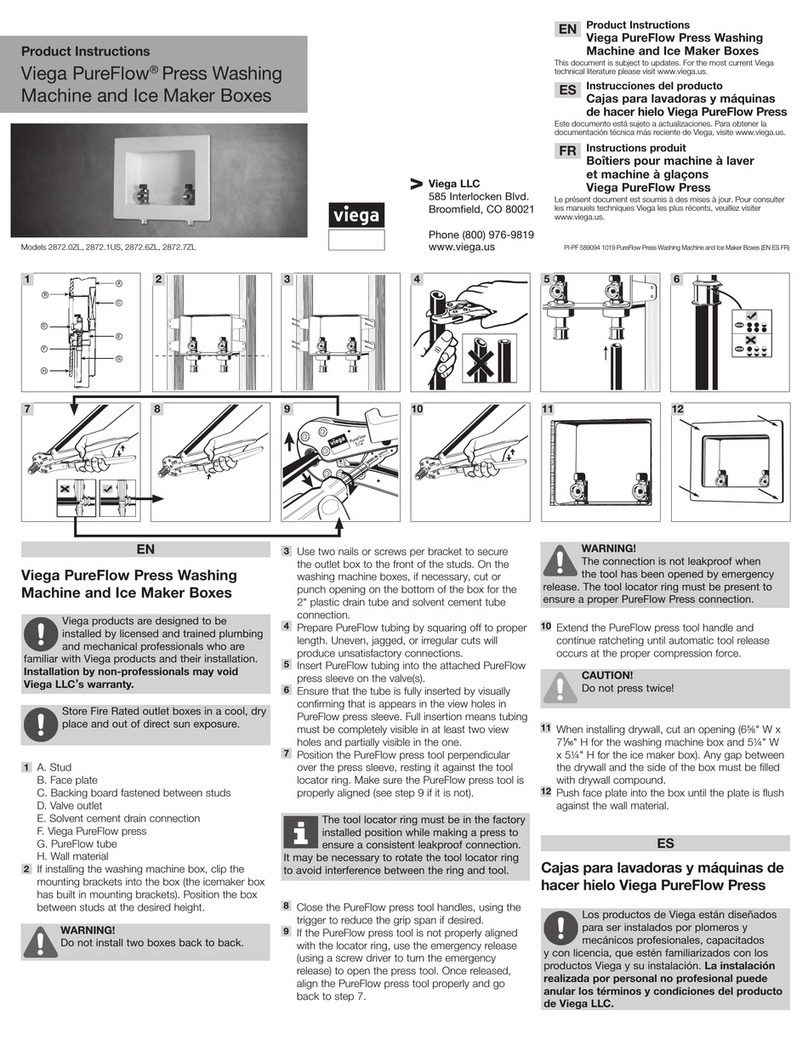 Viega PureFlow 2872.0ZL Product instructions