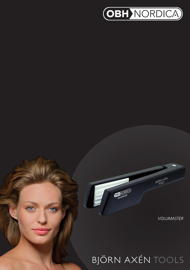 OBH Nordica VOLUMASTER Instructions of use