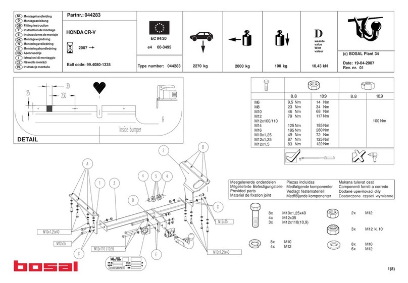 bosal 044283 Fitting instructions