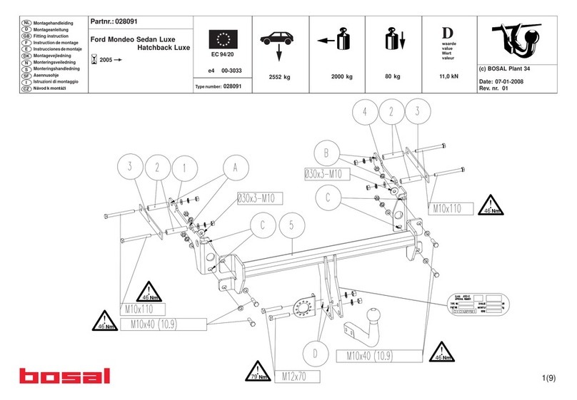 bosal 028091 Fitting instructions