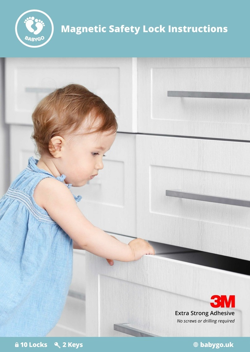 BabyGo Magnetic Safety Lock instructions