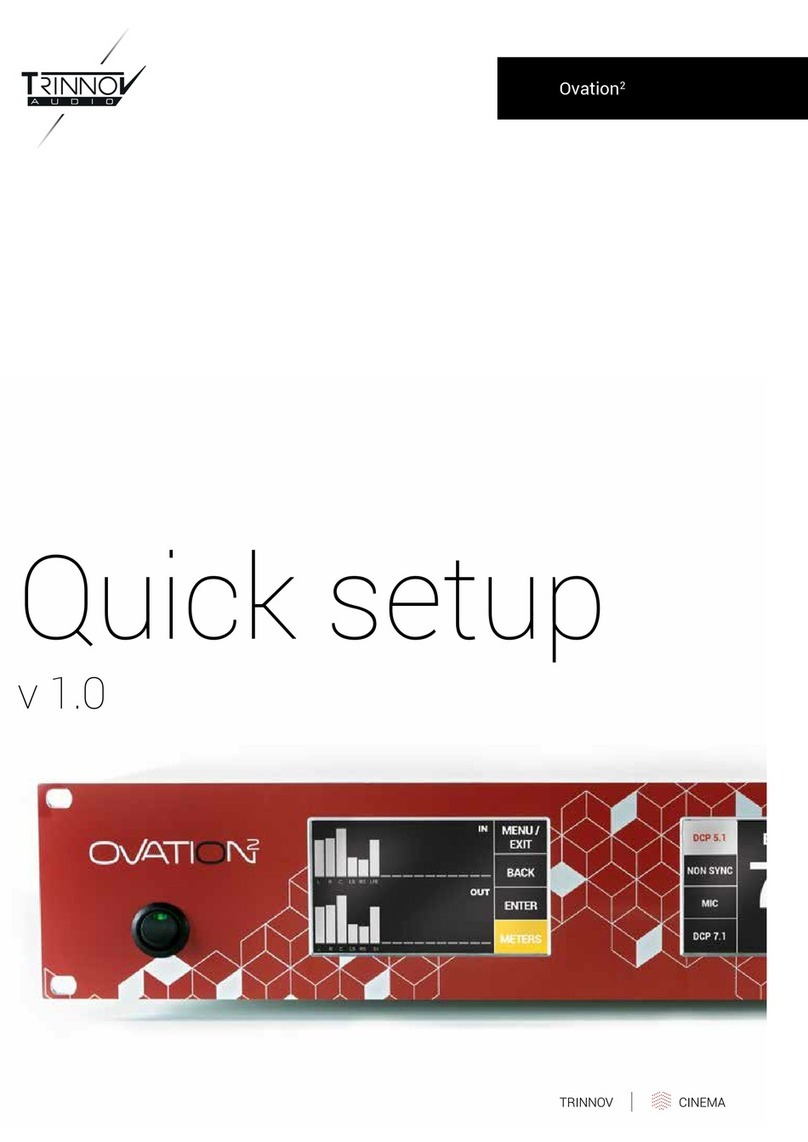 Trinnov Audio Ovation2 Quick setup