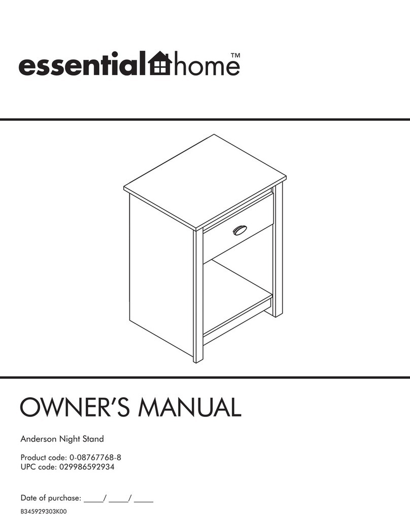 Essential Home Anderson Night Stand User manual Essential Home Anderson Night Stand User manual