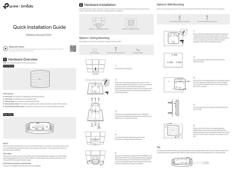 TP-Link Omada EAP Series User manual