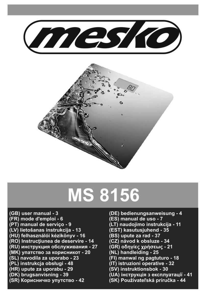 Mesko MS 8156 User manual