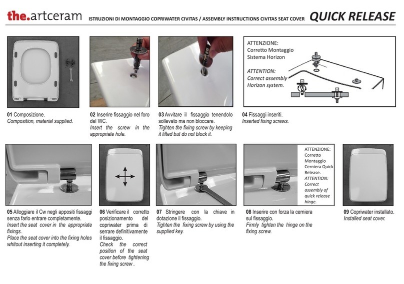 ArtCeram CIVITAS Assembly instructions