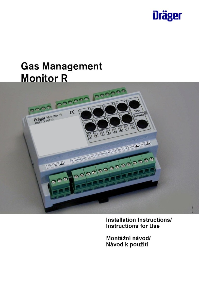Dräger Monitor R User manual