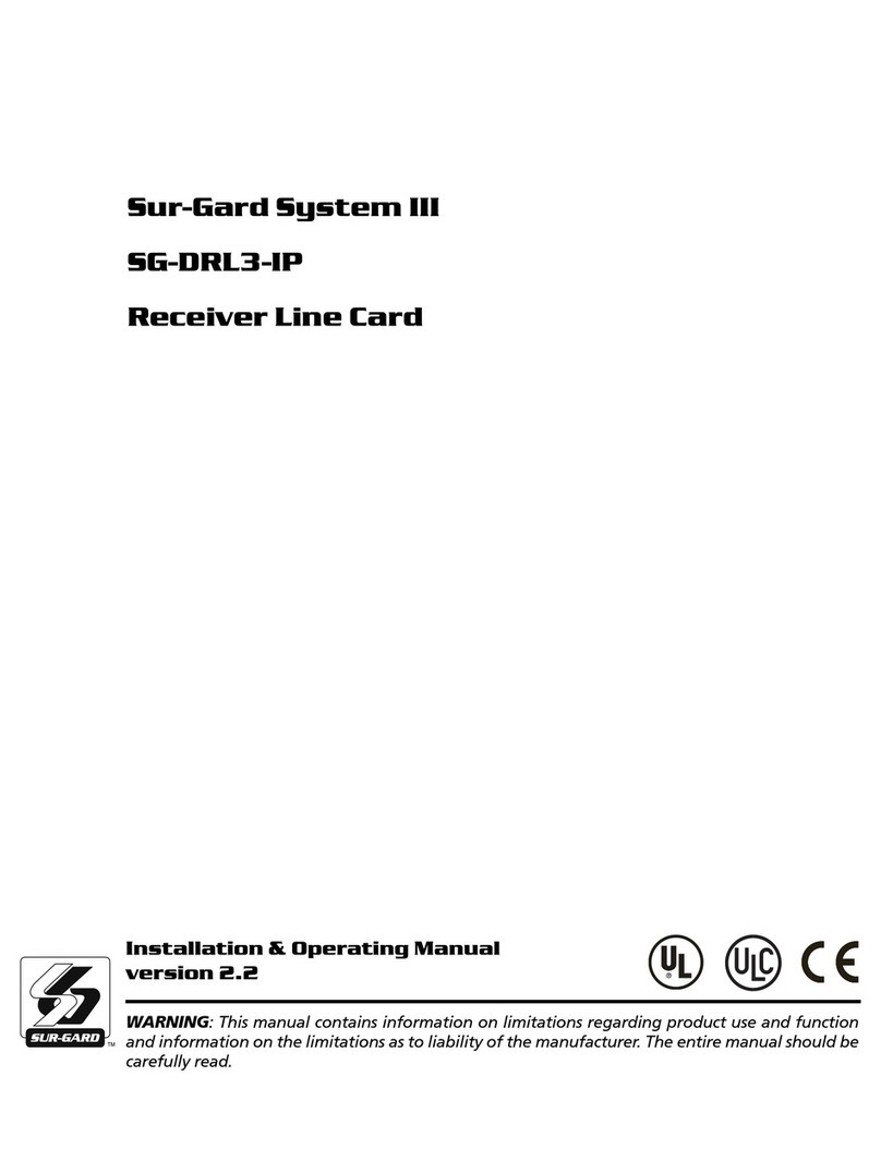 DSC Sur-Gard System III SG-DRL3-IP Installation instructions