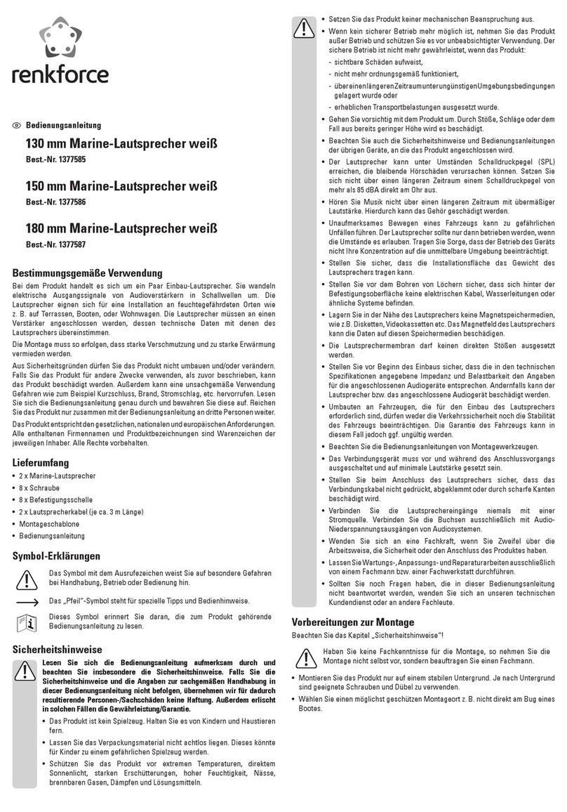 Renkforce 1377585 operating instructions