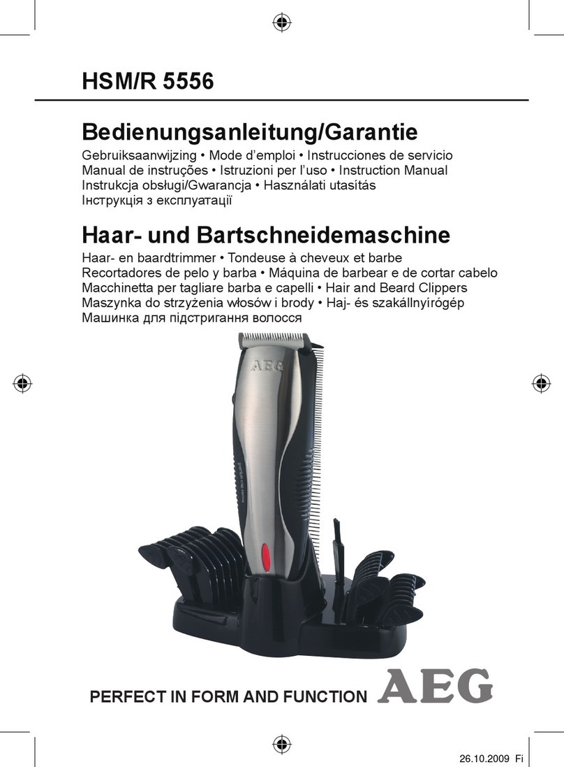 AEG HSM/R 5556 instruction manual