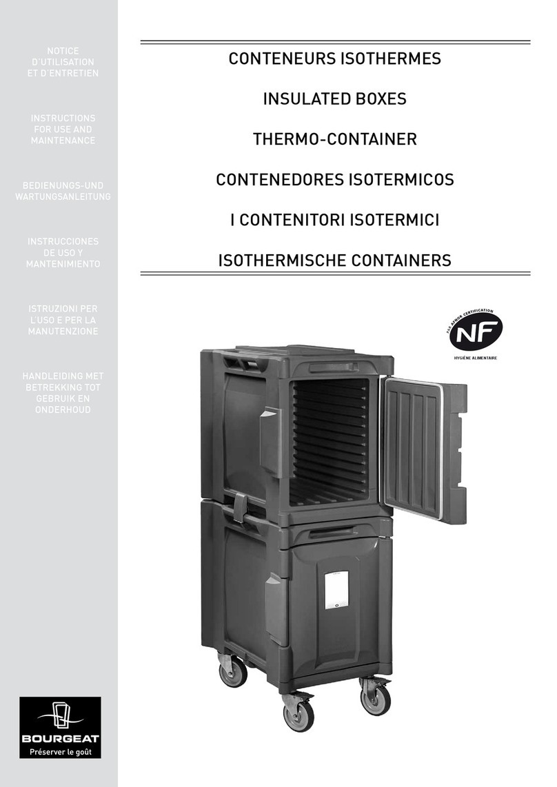 Bourgeat Sherpa Instructions for use and maintenance Bourgeat Sherpa Instructions for use and maintenance
