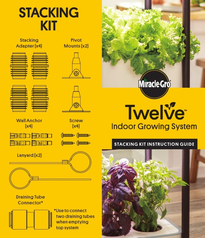 Miracle-Gro Twelve Stacking Kit Instruction guide