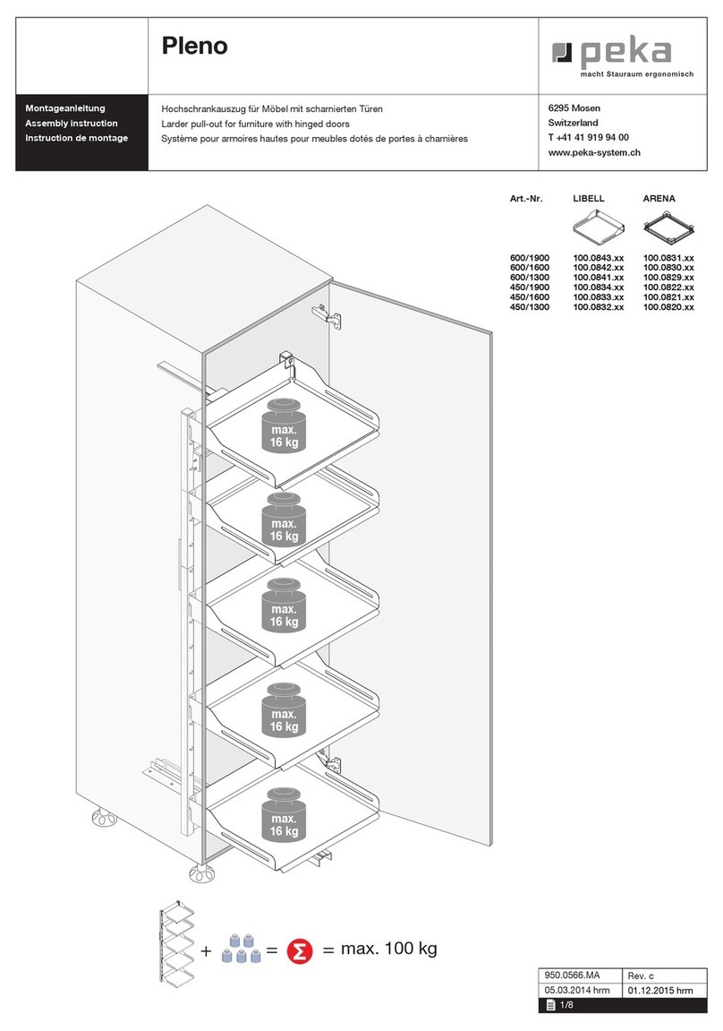 Peka Pleno 600/1900 User manual