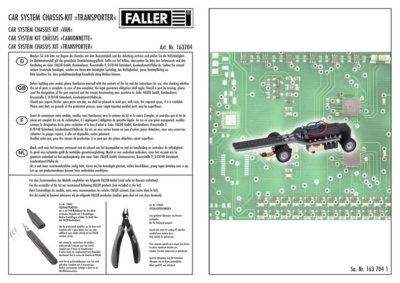 Faller TRANSPORTER manual