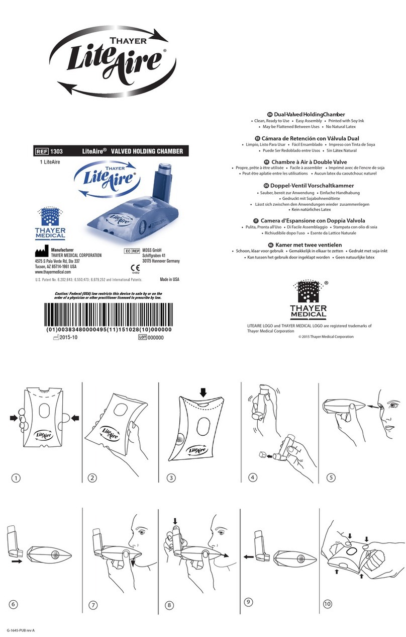 Thayer Medical Corporation LiteAire Instructions for use