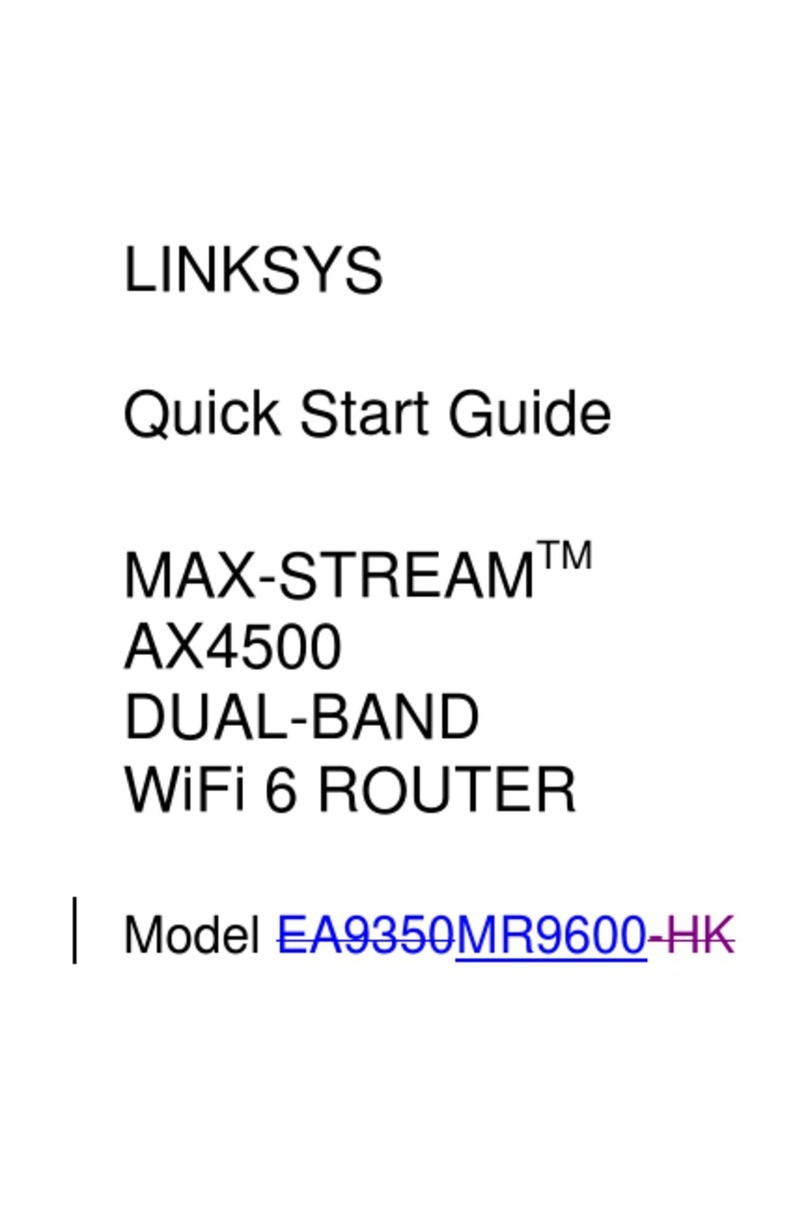 Linksys MAX-STREAM AX4500 quick start guide