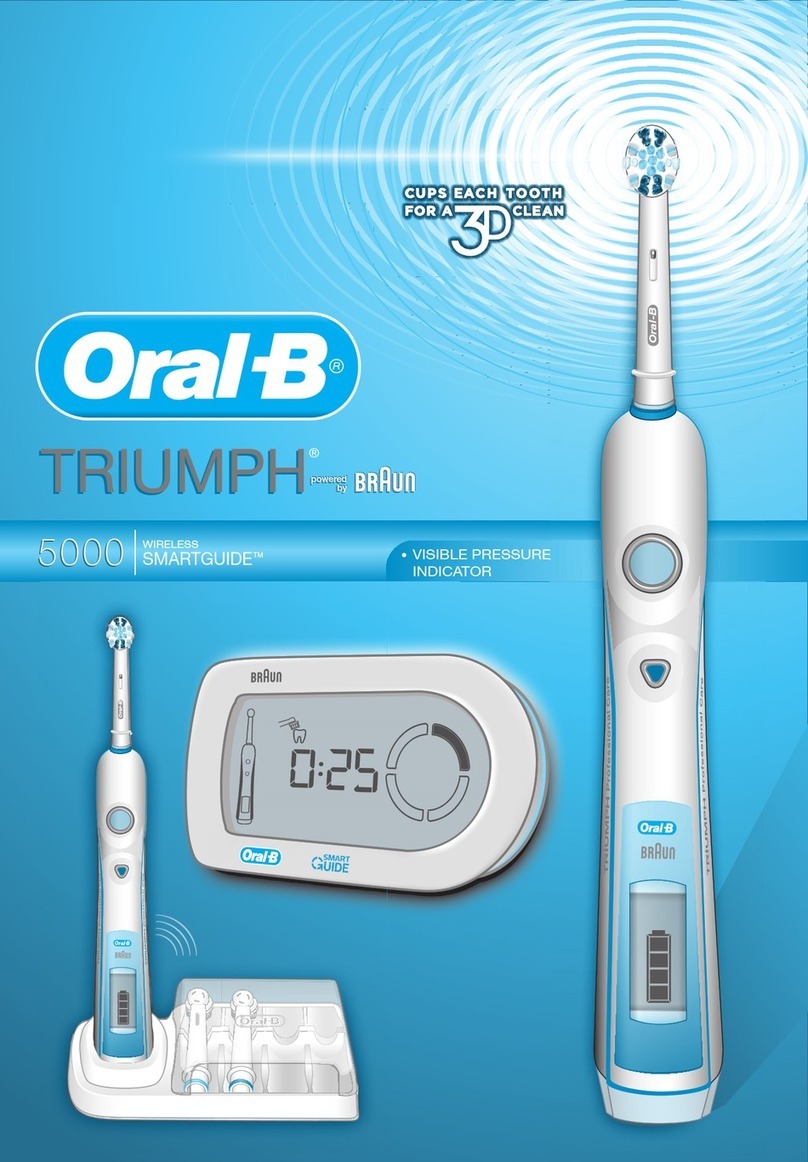 Braun Oral-B TRIUMPH 5000 WIRELESS SMARTGUIDE User manual