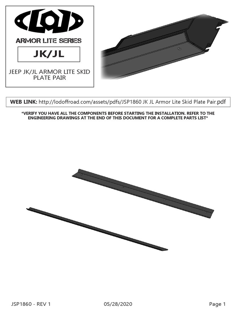LoD Offroad Armor Lite Series quick guide